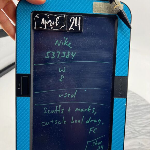 Nike Womens 8 Air Max 90 Essential 2013 Shoes Black Infrared Sneaker 537384-006 - Picture 13 of 14